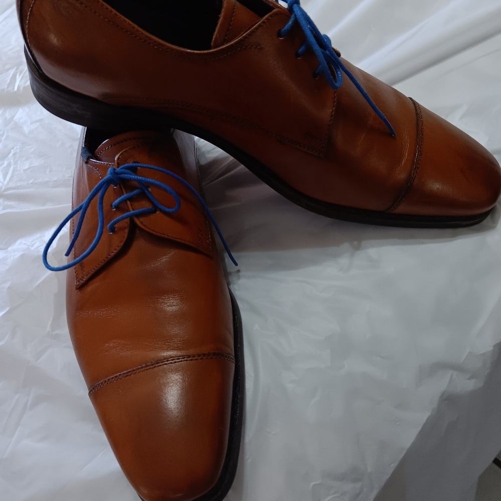 Men's Brown Leather Dress Shoes